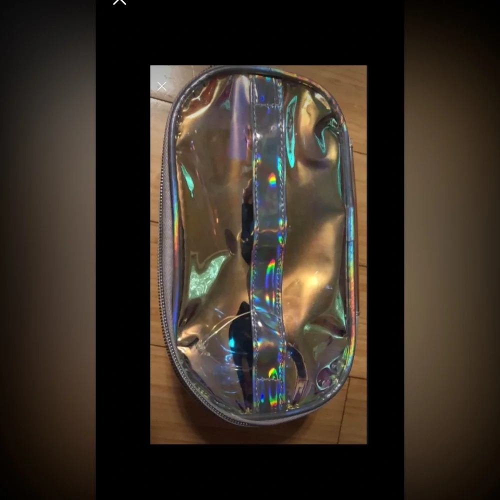 All Set to Glow Iridescent Train Case NEW
